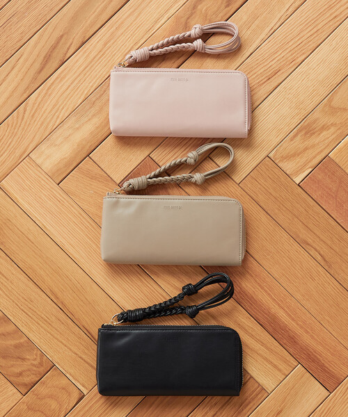 MONO COMME CA 財布 ストラップ付き 長財布 レディース メンズ