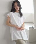 tシャツ 「USAコットン」ロングスリットノー...の詳細画像2