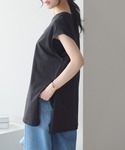 tシャツ 「USAコットン」ロングスリットノー...の詳細画像5