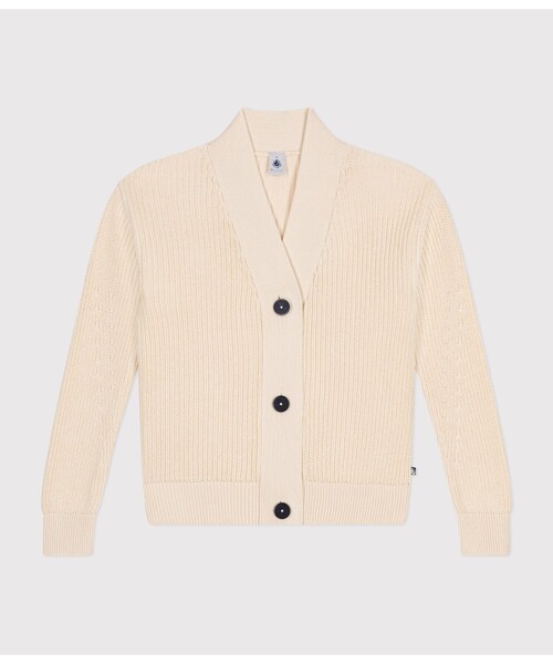 PETIT BATEAU（プチバトー） カーディガン コットンニットカーディガン