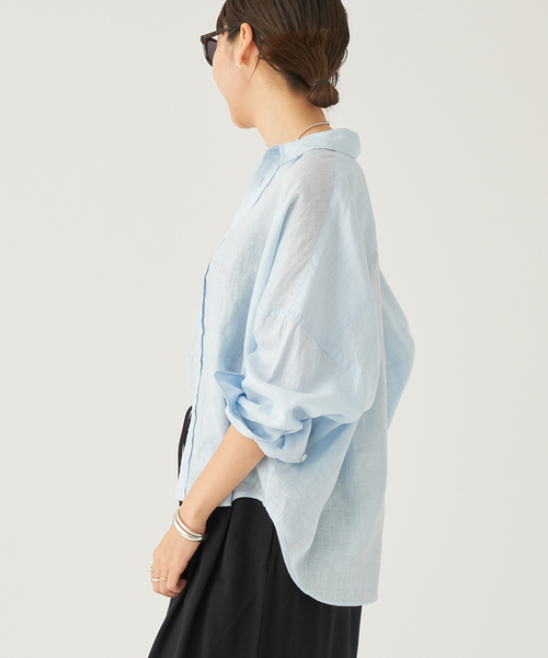plage（プラージュ） シャツ ブラウス Linen Short シャツ レディース