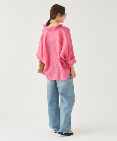 plage シャツ ブラウス Linen Short レディース : ZOZOTOWN Yahoo!店  