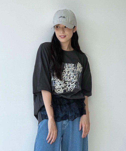 tシャツ ビッグシルエットラメトップス レディース ap retro tシャツ ビッグシルエットラメトップス レディース