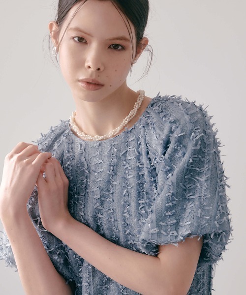 kaene ドレス ボリュームスリーブオールレースドレス : ZOZOTOWN Yahoo  