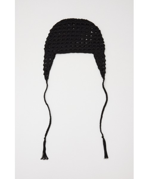 Cap / ニットキャップ / ブラックパイソンメッシュ Cap / ニットキャップ / ブラックパイソンメッシュ