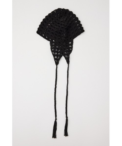 Cap / ニットキャップ / ブラックパイソンメッシュ kiryuyrik - 《予約品》 Cap / ニットキャップ / ブラック