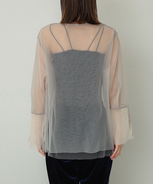 SENSE OF PLACE by URBAN RESEARCH tシャツ シアーチュールトップ
