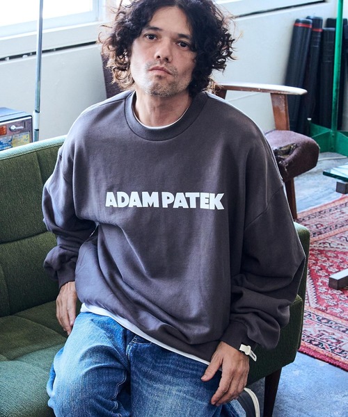 ＊A.P.C.＊Adam ロゴ クルーネック スウェットシャツ A.P.C.＊Adam ロゴ クルーネック スウェットシャツ