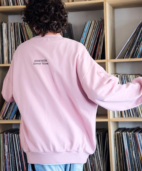 【ADAM PATEK】logo crew neck スウェット ADAM PATEK トレーナー スウェット ADAMPATEK/logo crew neck