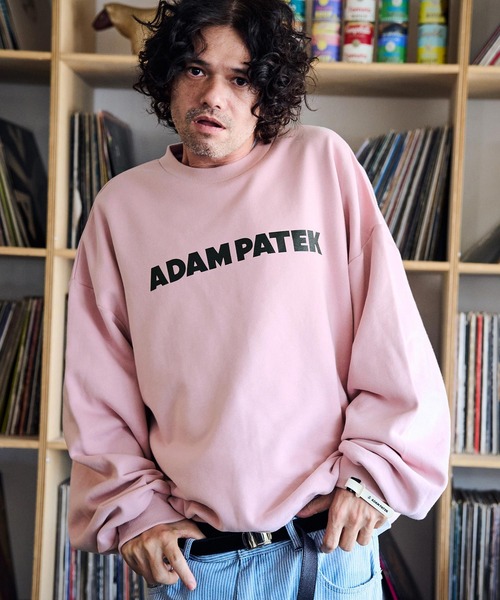 【ADAM PATEK】logo crew neck スウェット ADAM PATEK トレーナー スウェット ADAMPATEK/logo crew neck