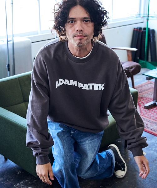 【ADAM PATEK】logo crew neck スウェット ADAM PATEK トレーナー スウェット ADAMPATEK/logo crew neck