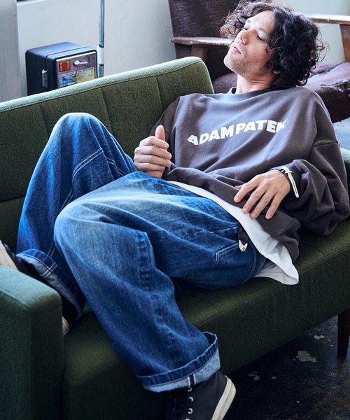 【ADAM PATEK】logo crew neck スウェット ADAM PATEK トレーナー スウェット ADAMPATEK/logo crew neck