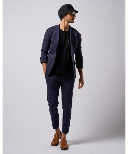 c*n様 W30 wjk smart jacket メンズ テーラード ネイビー wjk ジャケット テーラードジャケット function knit jacket