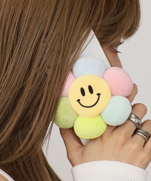ROOP TOKYO フラワー ぬいぐるみ スマホ ショルダー ストラップ