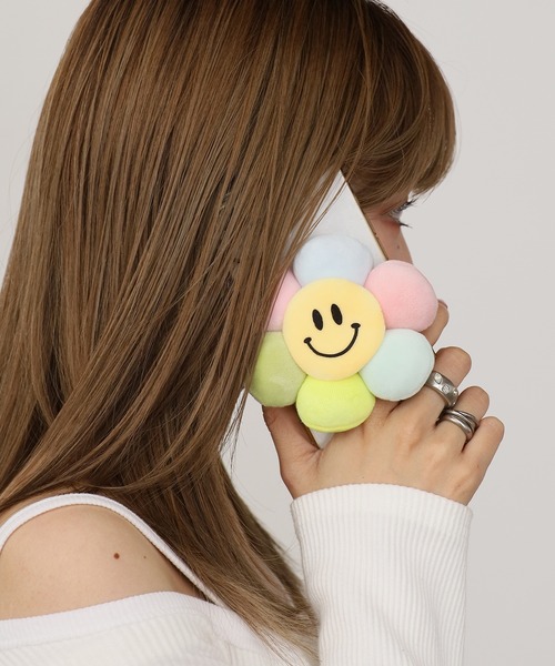 ROOP TOKYO フラワー ぬいぐるみ スマホ ショルダー ストラップ