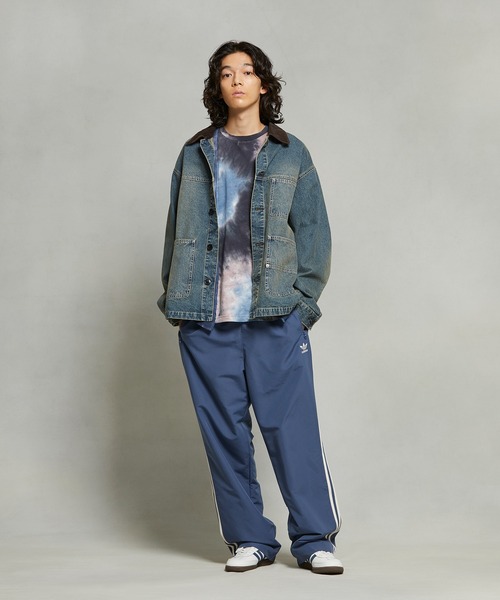 最終値下げレトロ ADS200 ウーブンパンツ S ブルー adidas パンツ レトロ Ads200 ウーブンパンツ / アディダス