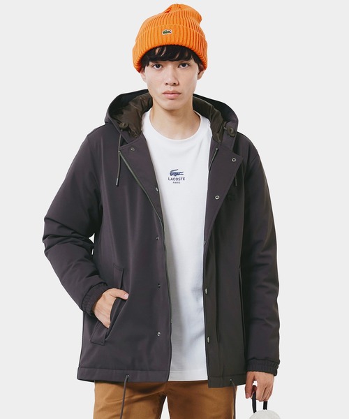 新品！【ラコステ】ダウンジャケット　M 黒　ブラック　破水加工　アウター LACOSTE（ラコステ） ダウンジャケット ダウン RDS認証ダウン 耐水透湿