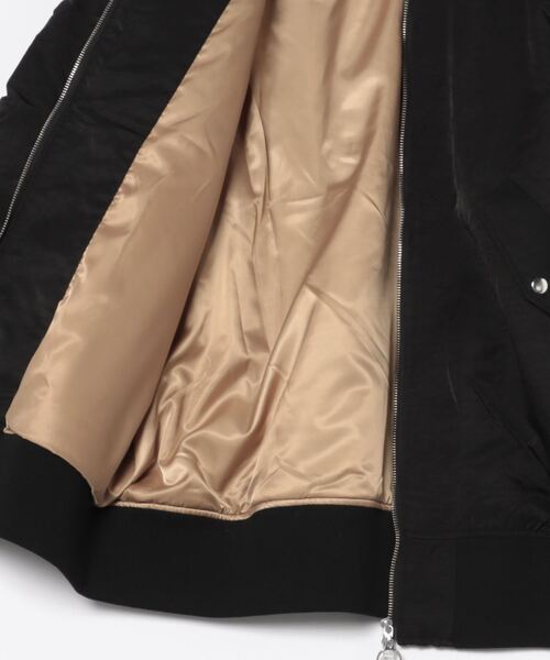 Limue ブルゾン アウター MA-1ロングブルゾン レディース : ZOZOTOWN