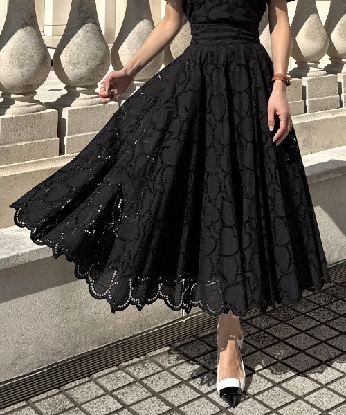 スカート ラグジュアリーコットンレーススカート : ZOZOTOWN Yahoo!店