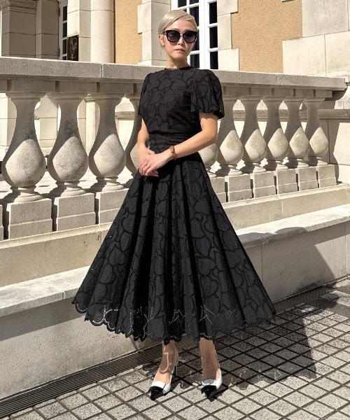 スカート ラグジュアリーコットンレーススカート : ZOZOTOWN Yahoo!店