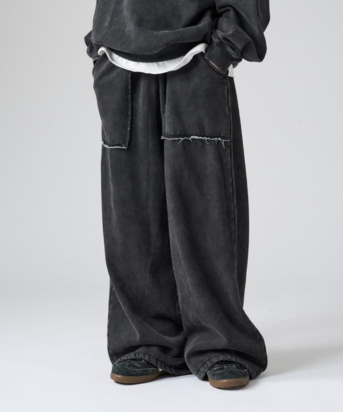 kutir パンツ VINTAGE LIKE WIDE SWEAT PANTS/ヴィンテージ