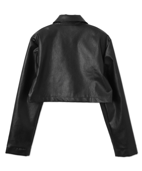専用です！justcavalli クロップド シングルライダース レザージャケット ライダース クロップドシングルライダース
