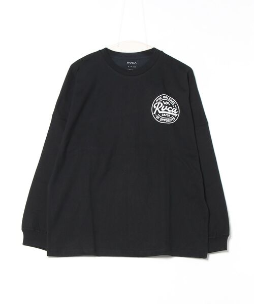 S 黒 RVCA TAPE RVCA LS TEE ロンTシャツ Tシャツ OUTLET】RVCA メンズ TIGER WAVE LS ロンT 【2025年春夏モデル】