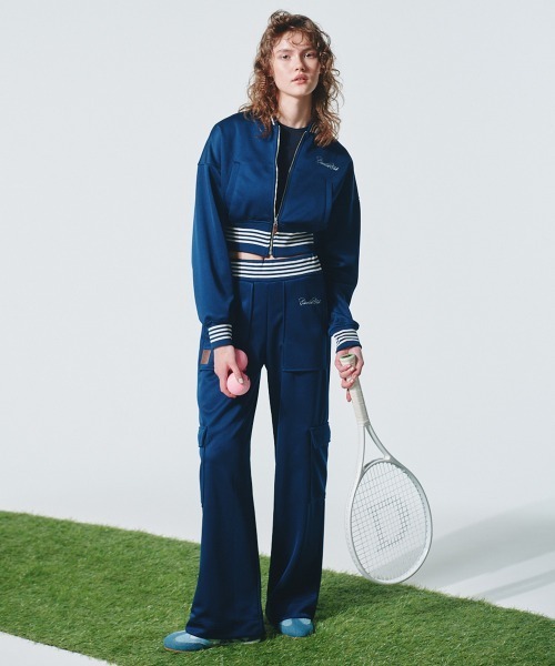 yumi様　ダブルスタンダード　配色ラインショートジャージブルゾン DOUBLE STANDARD CLOTHING（ダブルスタンダードクロージング