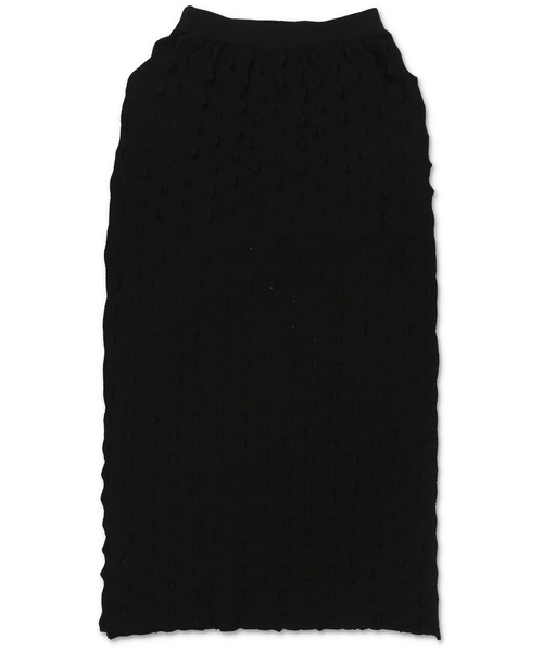COCOLULU ニットスカート Lull スカート 「Lull / ルル」とげとげニットロングスカート