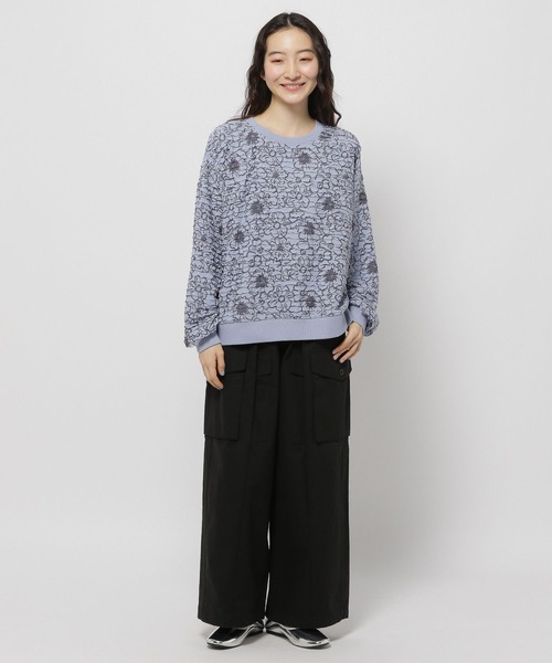 niko and… tシャツ フリフリアソートクルーネックプルオーバー
