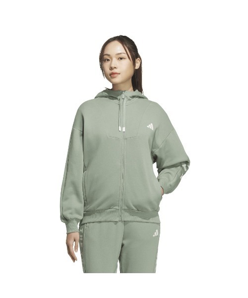パーカー アディダス adidas ワード フルジップ パーカー レディース