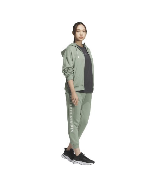 adidas ミントグリーン パーカーS上下セット adidas パーカー アディダス ワード フルジップ レディース