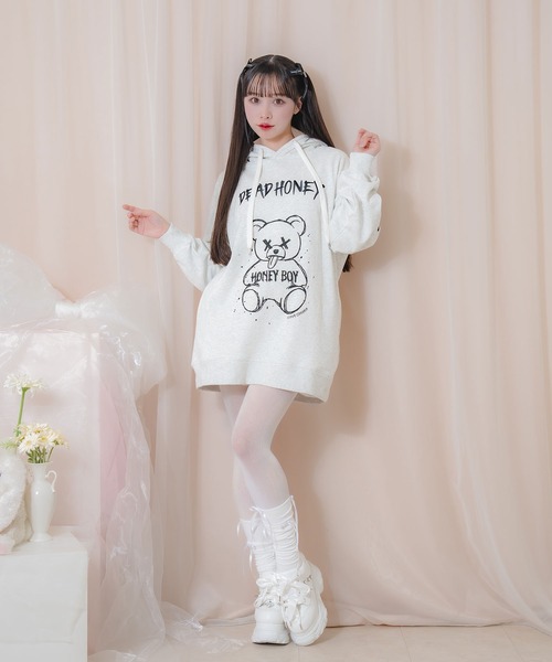 パーカー DEAD HONEYプルパーカー レディース Honey Cinnamon パーカー DEAD HONEYプルパーカー レディース