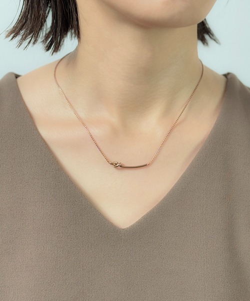 CALIFORNIA OUTFITTERS ネックレス 3-2B17 カーブバー ノット チェーン