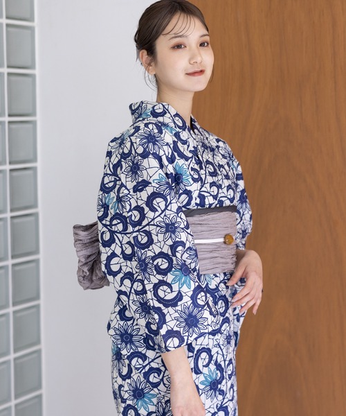女性用浴衣【No.138】新品 楽天市場】浴衣 レディース 紺 20代 30代 40代 古典柄 単品 大人