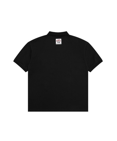 新品未使用！A Bathing Ape APEロゴ ポロシャツ Mサイズ A BATHING APE（アベイシングエイプ） ポロシャツ APE CROSSBONE POLO