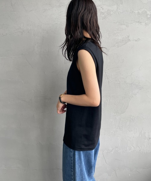 Hanes（ヘインズ） tシャツ KURO/クロ ノースリーブ パックTシャツ