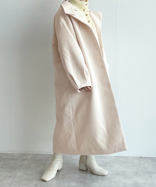 「w closet」 チェスターコート FREE ブラウン レディース_画像5
