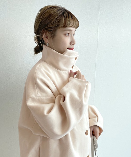 「w closet」 チェスターコート FREE ブラウン レディース_画像9