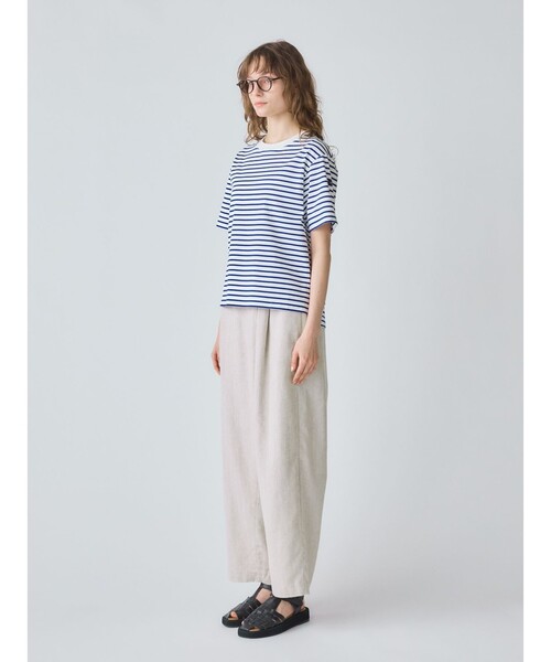 MidiUmi パンツ ノーザンリネンラップパンツ レディース