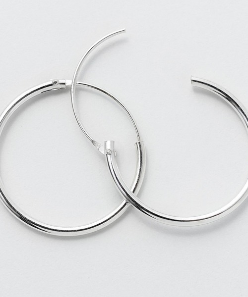 WYZ ピアス silver925 シンプルピアス (両耳用) メンズ : ZOZOTOWN
