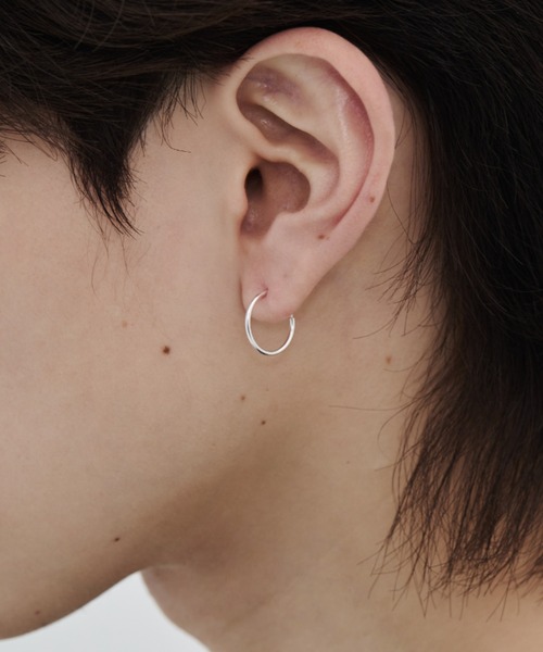 WYZ ピアス silver925 シンプルピアス (両耳用) メンズ : ZOZOTOWN
