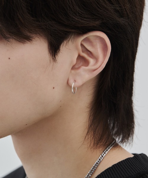 WYZ ピアス silver925 シンプルピアス (両耳用) メンズ : ZOZOTOWN