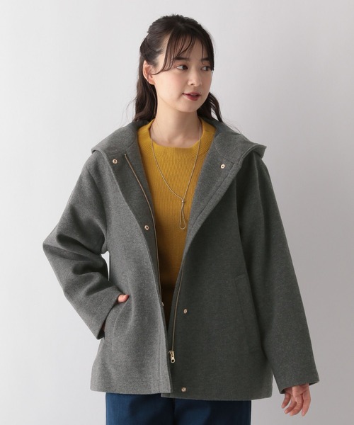 「GLOBAL WORK Smile Seed Store」 ジップアップブルゾン MEDIUM ベージュ レディース_画像5