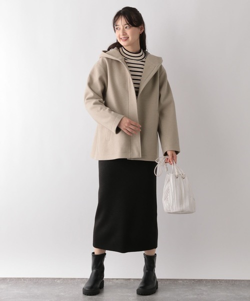 「GLOBAL WORK Smile Seed Store」 ジップアップブルゾン MEDIUM ベージュ レディース_画像9