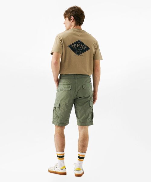 TOMMY JEANS パンツ ツイルレギュラーカーゴショーツ メンズ 