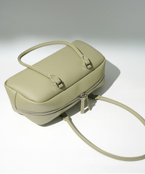 ボストンバッグ 「 NiiNa / ニーナ 」高品質牛革 クラシック ロングハンドル ミニボストンバッグ レディース