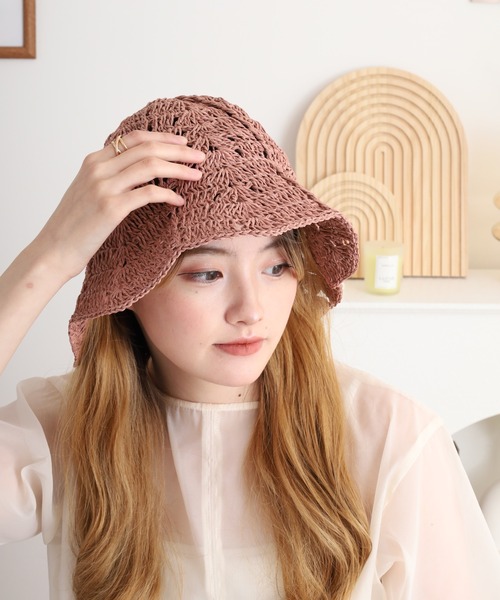 【上品に魅せる♡】Dioriviera D-Tulipe クロシュハット ディオール】Dioriviera D-Tulipe クロシュハット (Dior/ハット
