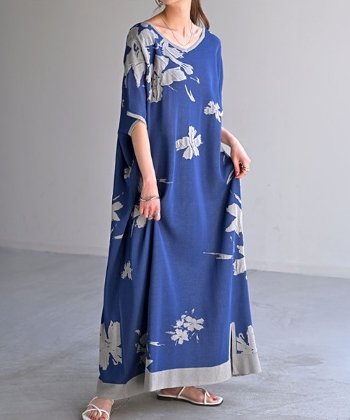 HUG.U（ハグユー） ワンピース フラワージャガードワンピース