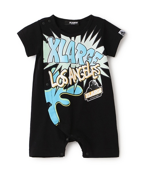 XLARGE KIDS ベビー服 ロンパース スタイ セット売り XLARGE KIDS ベビー服 ロンパース バックロゴショートオール